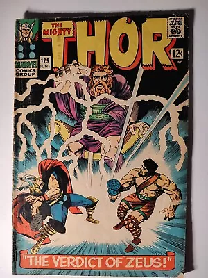 Buy Thor #129, GD +/VG, 3.0 - 3.5, 1st App. Ares, Major Key, Many Firsts, Kirby Cvr  • 39.58£