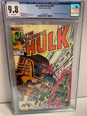 Buy Incredible Hulk #290 CGC 9.8 -HIGHEST GRADED- M.O.D.O.K./Abomination Appearance! • 59.96£