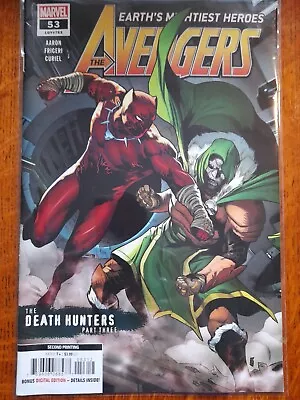 Buy THE AVENGERS #53 (LGY #753) May 2022  'The Death Hunters P3' 2nd MARVEL COMICS  • 5.65£