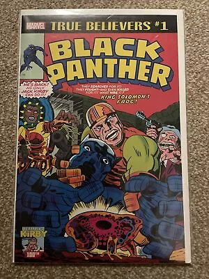 Buy TRUE BELIEVER KIRBY 100TH Black Panther #1 (Marvel Comics 2017) Reprint  • 3£