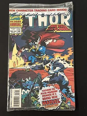 Buy The Mighty Thor Annual #18 Marvel Comics Polybagged W/ Card 1st Female Loki • 10.27£