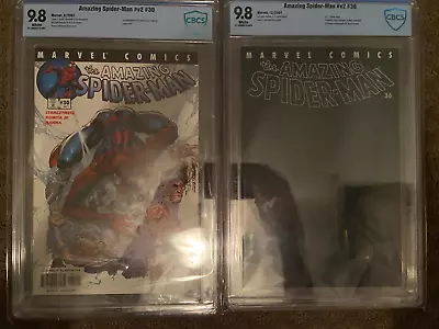 Buy Amazing Spider-Man (1998, Vol. 2) 1-59 (issue 500 Legacy) 30, 36 9.8 CBCS • 592.96£