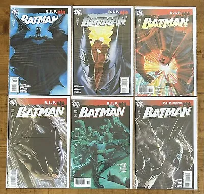 Buy Batman #676,677,678,679,680,681 Grant Morrison Tony Daniel DC Comics RIP Set NM • 19.76£