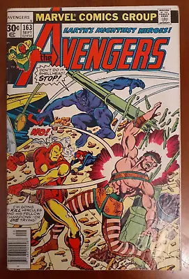 Buy Avengers #163 (Marvel, 9/77) 5.0 VG/FN (Champions Appearance) • 3.95£