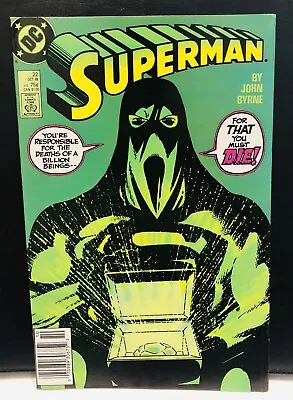 Buy Superman #22 Comic DC Comics , Newsstand 1988 John Byrne ) • 5.12£