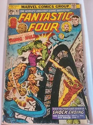 Buy Fantastic Four V 1 #167 Hulk Vs Thing Marvel Vintage Comic Book Vg George Perez • 15.80£