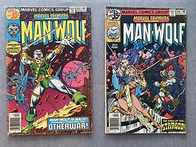 Buy Marvel Premiere #s 45 & 46 (1978, Marvel Comics) 1st & 2nd Man-Wolf George Perez • 31.98£