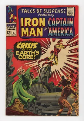 Buy Tales Of Suspense 87 Iron Man Gets His Crack At The Mole Man! Nice FN 6.0 • 21.35£