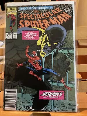 Buy Spectacular Spider-Man #178 Vol. 1 (Marvel, 1991) Key 1st App Dr. Kafka • 7.97£