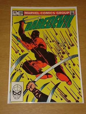 Buy Daredevil #189 Marvel Comic Near Mint Miller Daredevil December 1982 • 12.99£