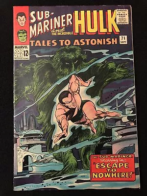 Buy Tales To Astonish 71 6.5 7.0 6.5 7.0 Marvel 1965 Submariner Hulk No • 23.65£