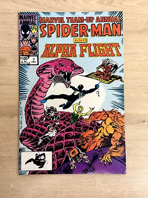Buy Marvel Team-up Spider-man And Alpha Flight #7 1984 Vf- 7.5 • 25£