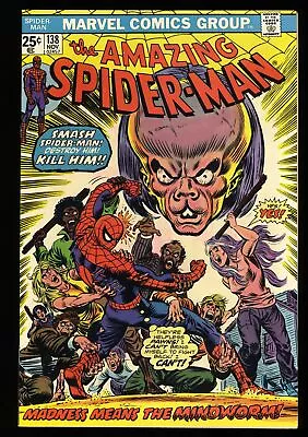 Buy Amazing Spider-Man #138 NM 9.4 1st Appearance Mindworm! Marvel 1974 • 65.53£