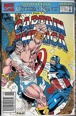Buy Captain America Annual #11 (marvel)  1992 (  Citizen Kang  Part 1) • 4.79£
