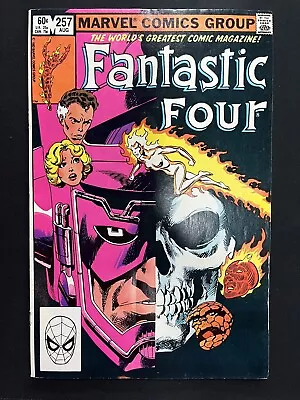 Buy Fantastic Four #257 VG+ Galactus Face Cover Marvel Comics C144A • 2.21£