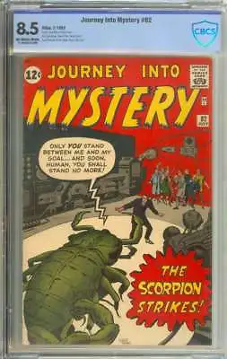 Buy Journey Into Mystery #82 Cbcs 8.5 Ow/wh Pages • 521.59£