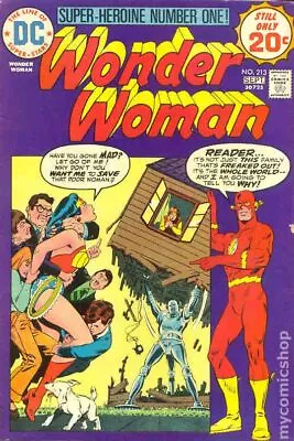 Buy Wonder Woman #213 VG+ 4.5 1974 Stock Image Low Grade • 7.91£
