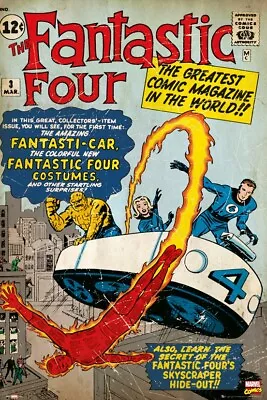 Buy DC Marvel Comic Fantastic Four Cover MAXI POSTER 61cm X 91.5cm /  36  X 24  • 9.95£