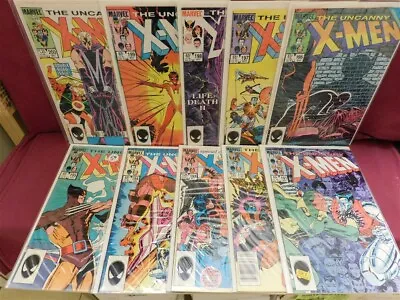 Buy Uncanny X-men 191 192 193 194 195 196 197 198 199 200 Marvel Comic 1985 Vf • 39.58£