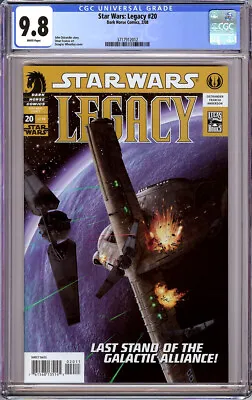 Buy Star Wars Legacy #20 Cgc 9.8 White Pages 2008 • 79.39£