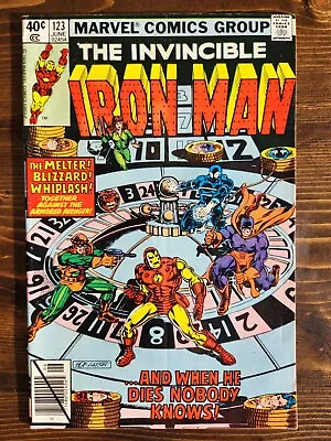 Buy Invincible Iron Man, The  #123  -  Melter Blizzard & Whiplash Appearance • 7.88£