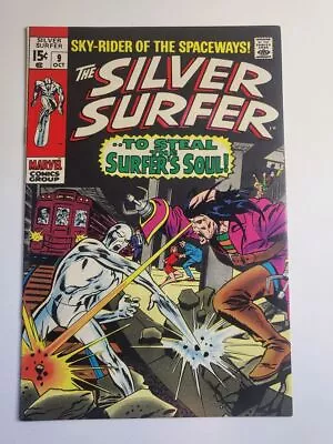 Buy Silver Surfer #9:  To Steal The Surfer's Soul!  Marvel 1969 VF • 47.66£
