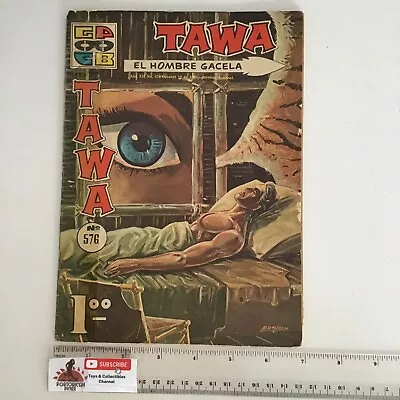 Buy 1970 Spanish Mexican Comics Tawa #576 El Hombre Gacela Edit Gpcb G.p.c.b. Mexico • 3.97£