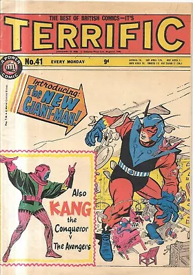 Buy Vintage Fantastic Comic No 41Jan 20th 1968 Giant Man Avengers • 2£
