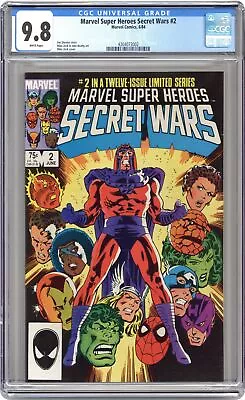 Buy Marvel Super Heroes Secret Wars #2D CGC 9.8 1984 4304073002 • 183.89£