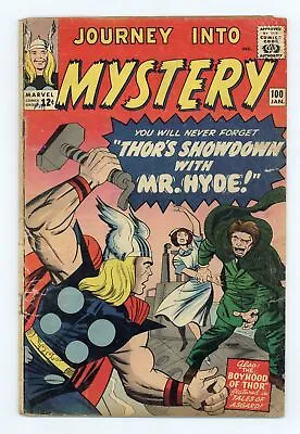 Buy Thor Journey Into Mystery #100 GD 2.0 1964 • 37.20£