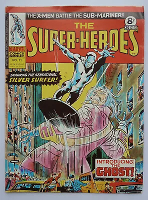 Buy The Super-Heroes #11 - Marvel Comics Group UK  17 May 1975 FN- 5.5 • 7.25£