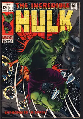 Buy Incredible Hulk #111 7.0 // 1st Appearance Galaxy Master Marvel Comics 1969 • 70.30£