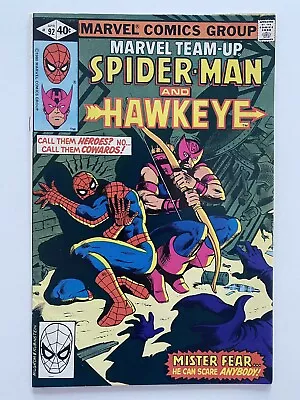 Buy Marvel Team -up #92 Apr 1980-spider-man And Hawkeye • 7.11£