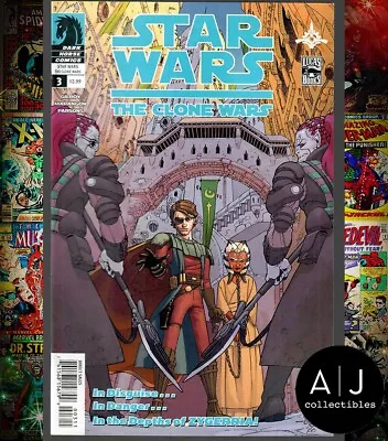 Buy Star Wars The Clone Wars #3 Ahsoka Tano Dark Horse 2008 1st Print VF/NM 9.0 • 31.99£