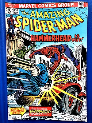 Buy Amazing Spider-man Issue 130 1973 Hammerhead • 46.43£