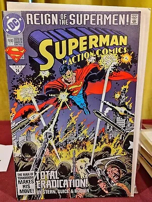 Buy Dc Comics ~~reign Of The Supermen-superman Action Issue # 690~~comic Book B & B! • 3.94£
