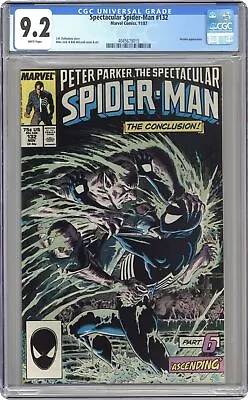 Buy Spectacular Spider-Man Peter Parker #132 CGC 9.2 1987 4045679015 • 67.72£