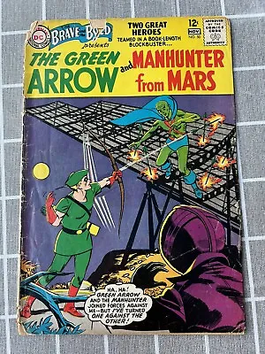 Buy Vintage # 50 Brave And The Bold Featuring Green Arrow And Martian Manhunter 1963 • 51.97£