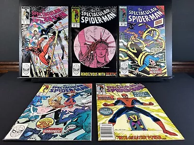 Buy The Spectacular Spider-Man #137 #140 #146 #147 #158 1988-1989 Lot Of 5 Marvel • 19.77£