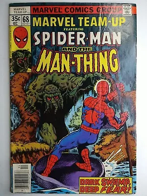 Buy Marvel Team-Up #68 Spider-Man And The Man-Thing 1st Appearance D'Spayre VF- 7.5 • 41.72£