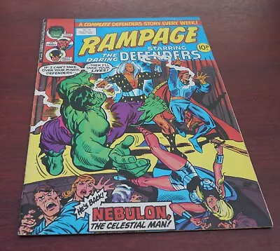 Buy Marvel Comics  - Rampage Starring The Defenders No. 34 June 7th 1978 UK • 2.99£