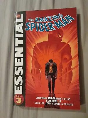 Buy Essential The Amazing Spiderman Volume 3 Marvel Graphic Novel Paperback #44-66 • 12.50£