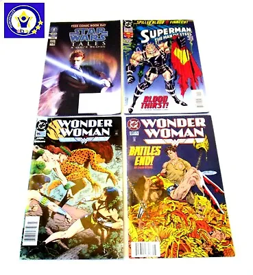 Buy 4 Issue Lot: Wonder Woman #95, 104, Star Wars Tales FCBD, Man Of Steel #29 • 4.73£