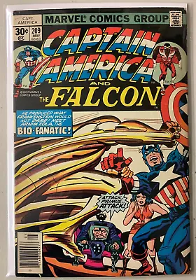 Buy Captain America #209 Marvel Arnim Zola(4.5 VG+) 1st App Doughboy + Primus (1974) • 5.44£
