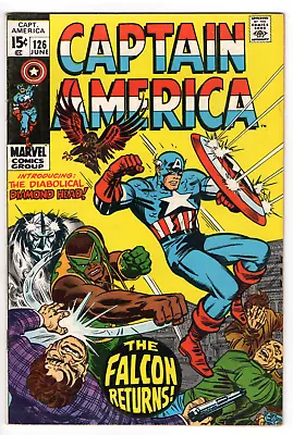 Buy Captain America #126 June 1970 Marvel Comics VF+ 1st Appearance Diamond Head • 22.38£
