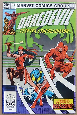 Buy DAREDEVIL #174, KEY ISSUE WITH 1st APPEARANCES OF  THE HAND  &  KIRIGI , VF+ • 14£