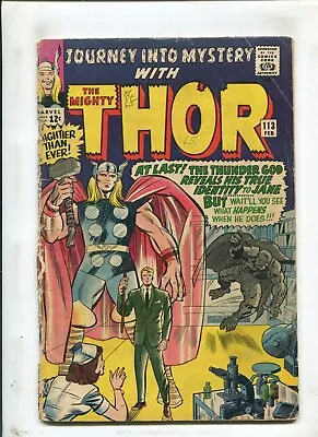 Buy Journey Into Mystery #113 (2.0) Origin Of Loki!! 1965 • 24.01£