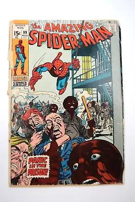 Buy Amazing Spider-Man #99 Johny Carson & Ed McMahon Appearance 1971 Marvel 1.0-2.0 • 17.99£