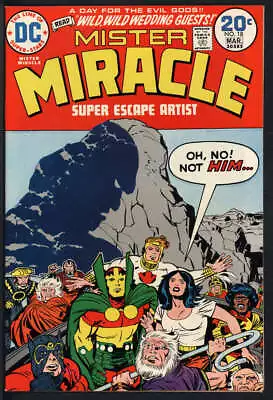 Buy Mister Miracle #18 9.4 // Jack Kirby Cover & Story Dc Comics 1974 • 39.98£
