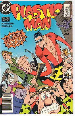 Buy  Plastic Man  No 1 1988  Hillary Barta Cover Dc Comics Nmt- 9.2 • 5.99£